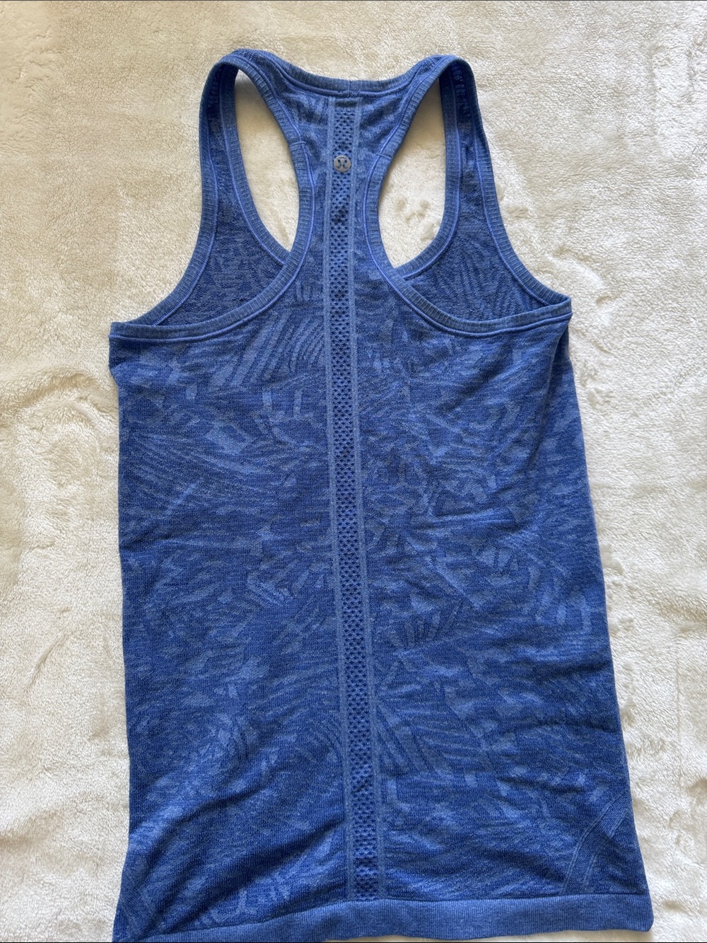 Lululemon Seamless Racerback Tank Top - Blue - Picture 7 of 7